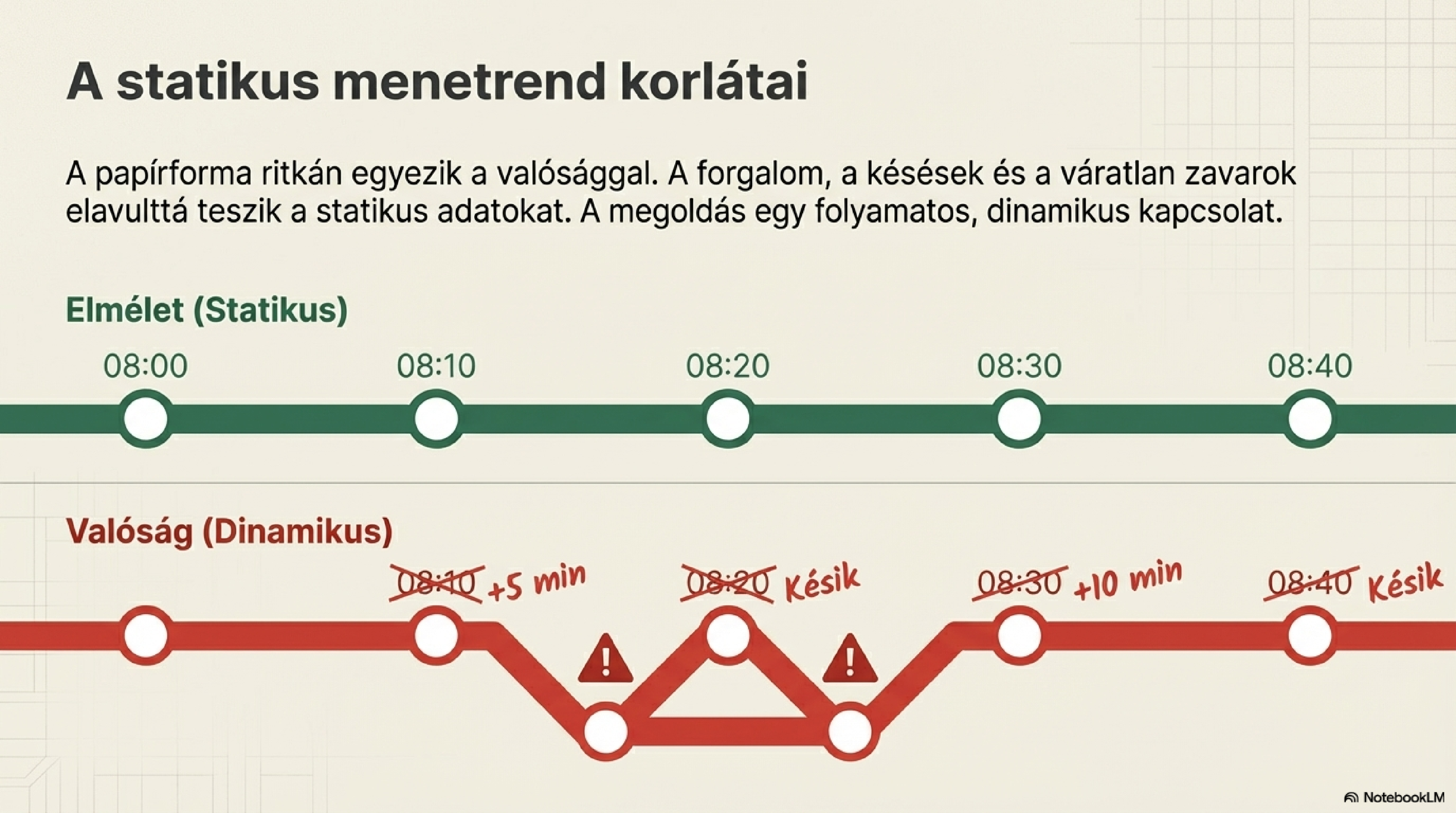 Főablak — menetrend-szerkesztő nézet, útvonalak listájával